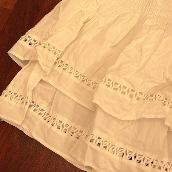 Vita Grace Valetta Tiered Mini Skirt White NEW SOLD OUT ONLINE - Picture 4 of 7